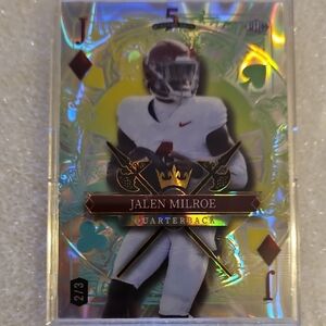 Jalen Milroe Quarterback Trading Card